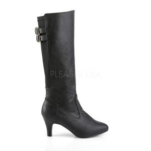 High Heel Stretch Knee High Boots